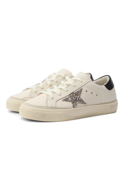 Кожаные кеды may GOLDEN GOOSE DELUXE BRAND, арт. GYF00112.F007442