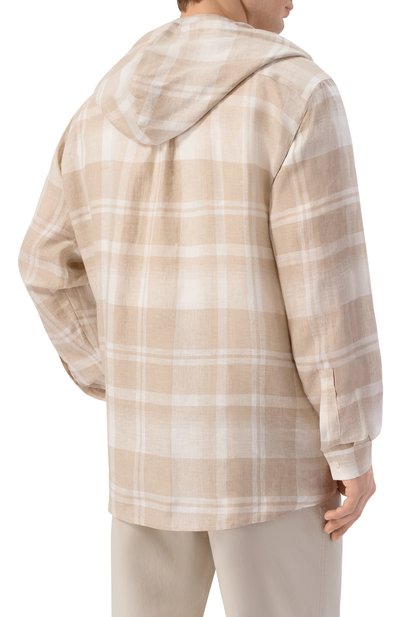 Льняная рубашка WHITE SAND, арт. 26SU20H00D/505, фото 4