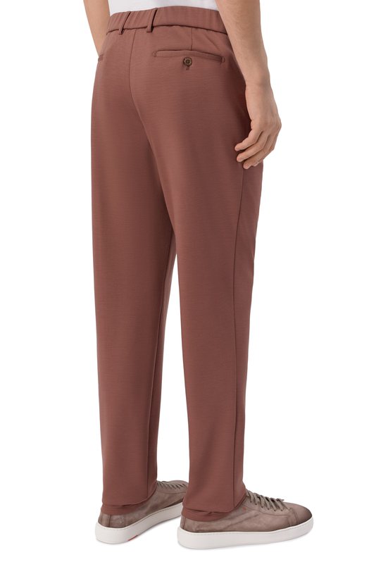 Шерстяные брюки Marco Pescarolo EV0/53Y19 Коричневый  EV0/53Y19 Фото 4