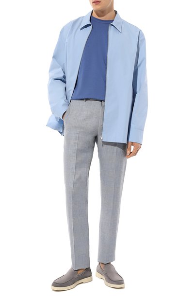 Брюки из шерсти и льна ZEGNA, арт. 749F07A7/75TB12, фото 2