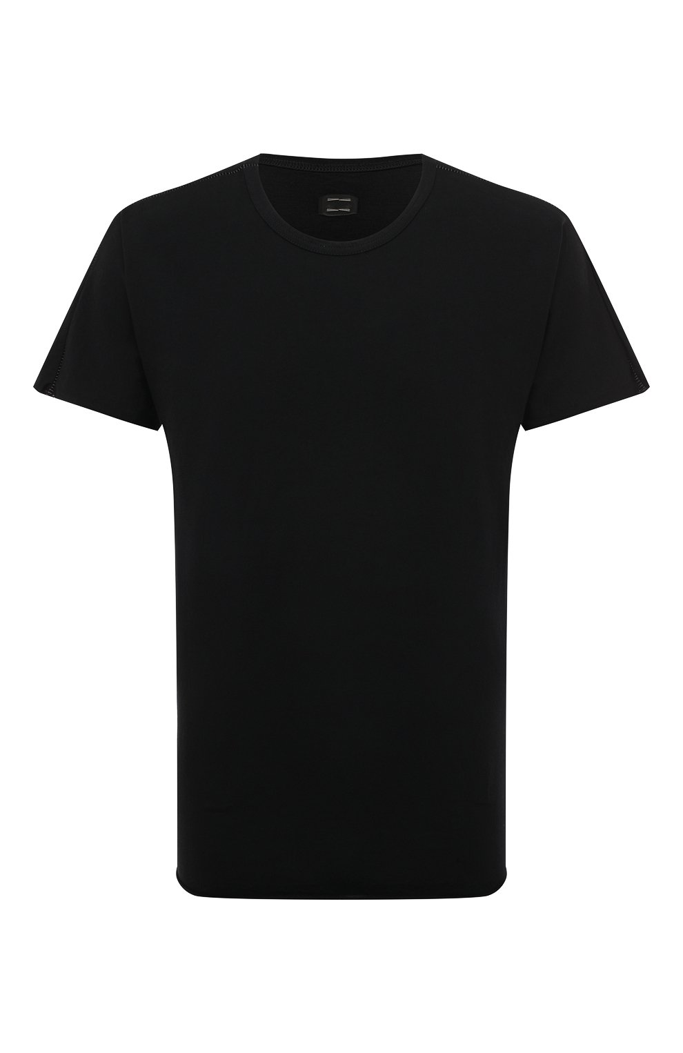 Хлопковая футболка ISAAC SELLAM черного цвета по цене 13900 руб., арт. MISTER T-JERSEY, фото 1 Хлопковая футболка ISAAC SELLAM, арт. MISTER T-JERSEY, фото 1