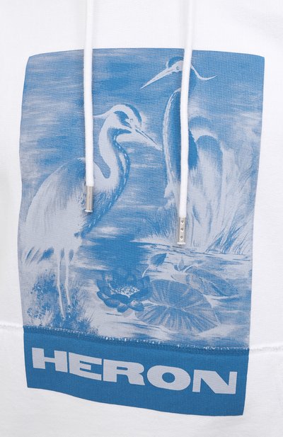 Хлопковое худи HERON PRESTON, арт. HMBB015R21JER0020145, фото 5