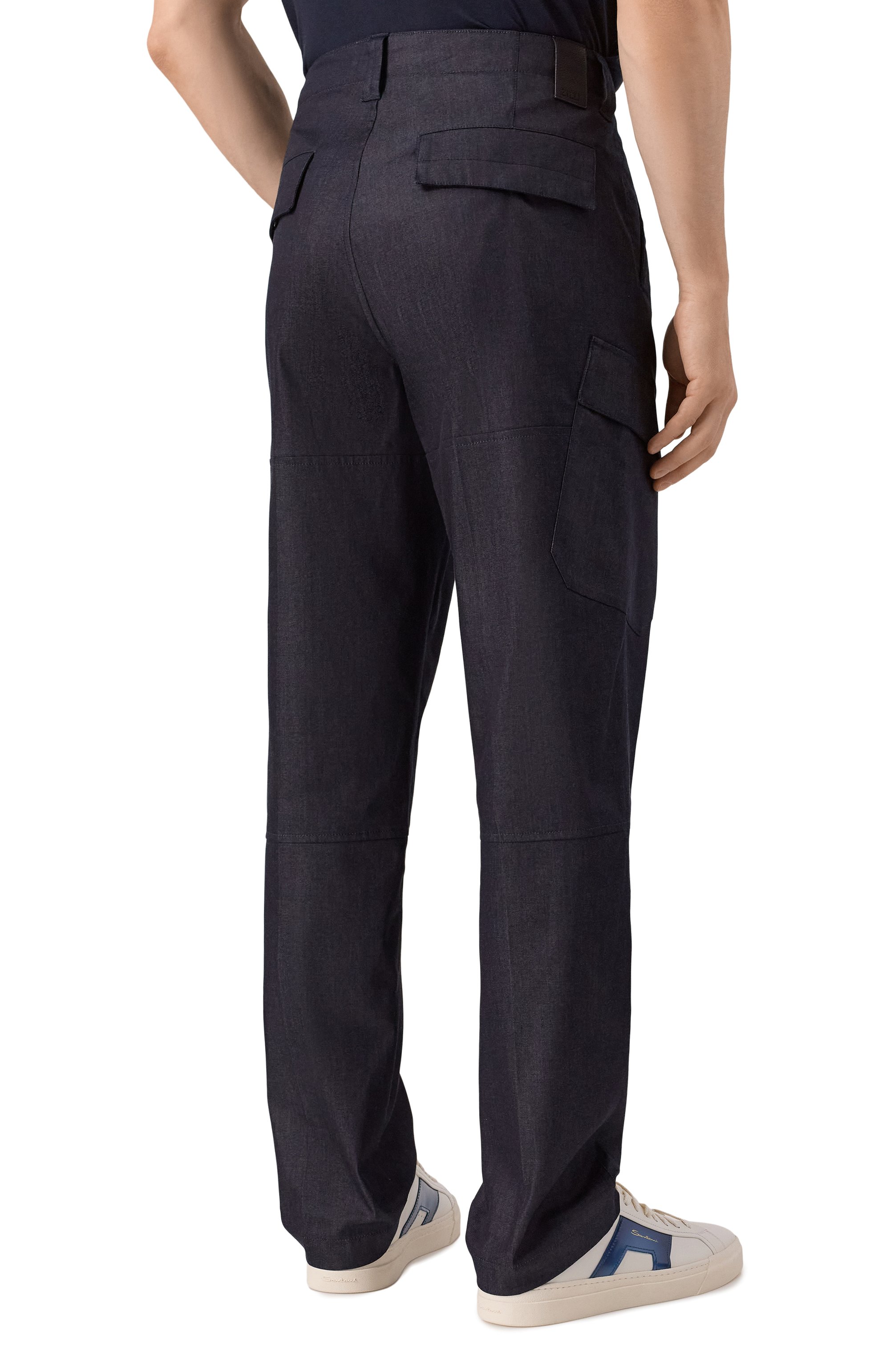 Хлопковые брюки-карго ZILLI, арт. CPPT09M012522001U, фото 4