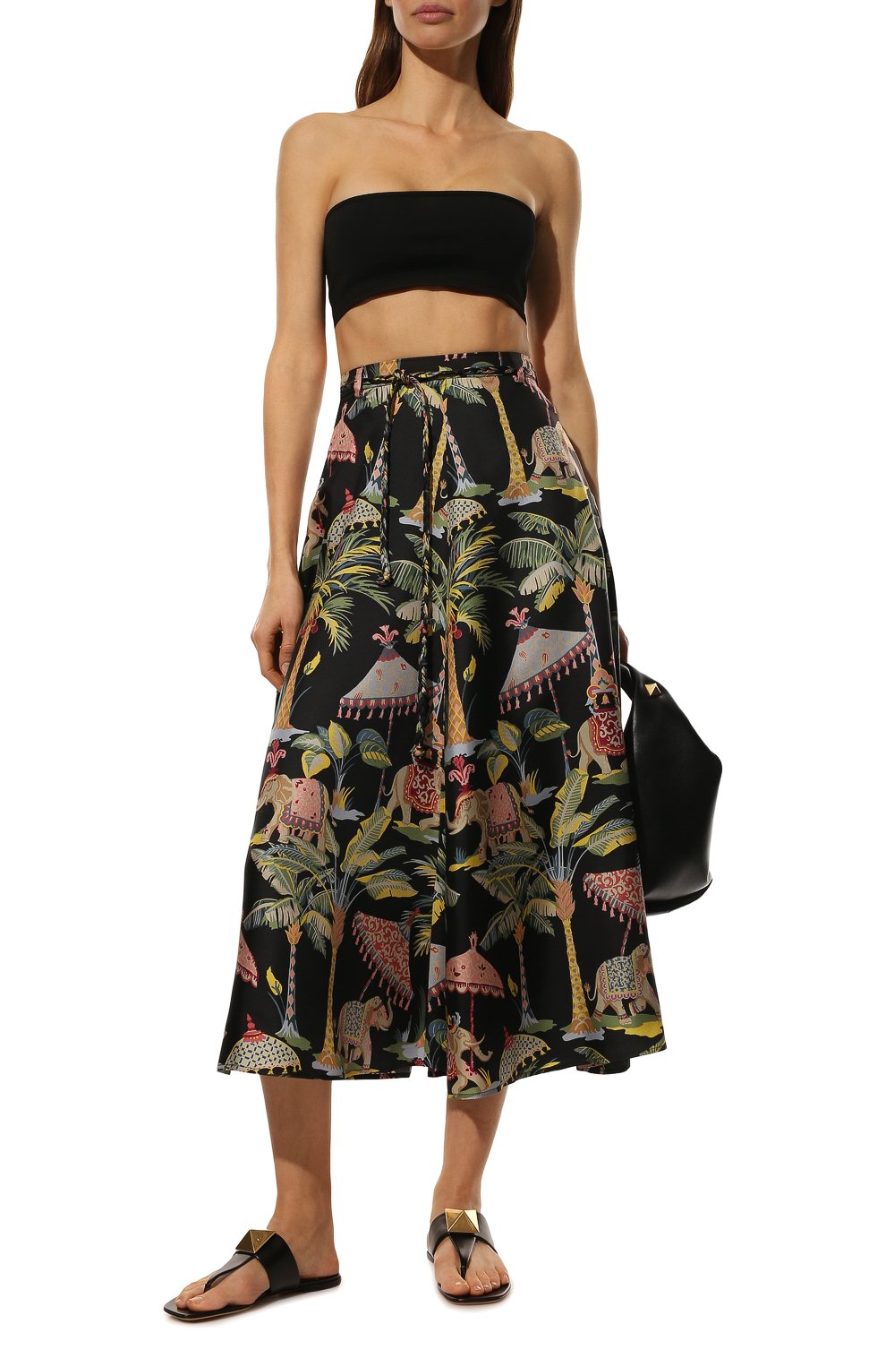 Шелковая юбка REDVALENTINO, арт. XR0RAI30/6ES, фото 2