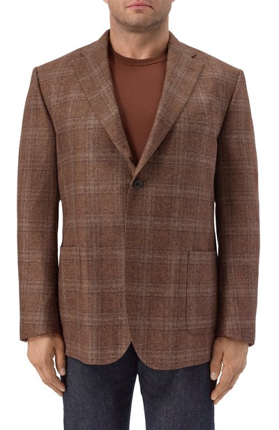 Шерстяной пиджак CORNELIANI, арт. 266018-2616212, фото 5