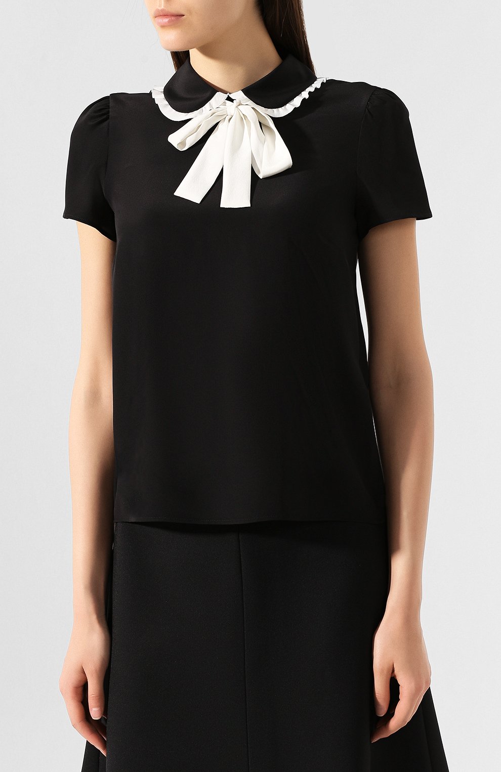 Шелковый топ REDVALENTINO, арт. SR3AA0U7/48P, фото 3