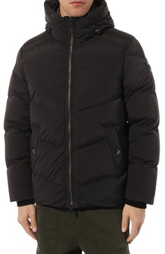 Мужская пуховик WOOLRICH  цвета, арт. CFWOOU0774MRUT3515 | Фото 3 (Мужское Кросс-КТ: пуховик-короткий; Рукава: Длинные; Материал внешний: Синт�етический материал; Материал сплава: Проставлено; Материал подклада: Синтетический материал; Драгоценные камни: Проставлено; Длина (верхняя одежда): Короткие; Материал утеплителя: Пух и перо; Стили: Кэжуэл)