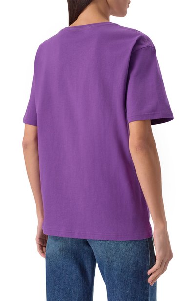 Хлопковая футболка VALENTINO, арт. 6B3MG24H95W, фото 4