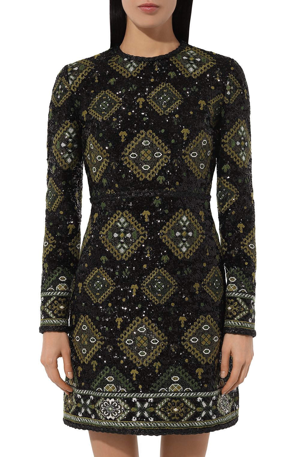 Платье с отделкой пайетками GIAMBATTISTA VALLI, арт. 24FWPVCA5057-29RIC, фото 3