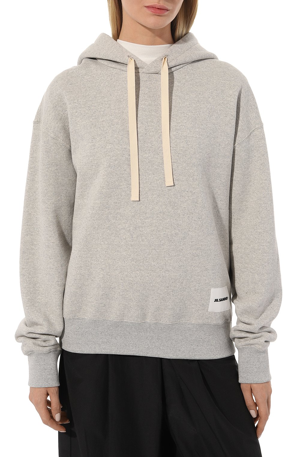 Хлопковое худи JIL SANDER, арт. J40GU0104/J20010, фото 3