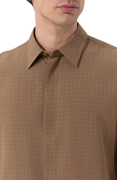 Шелковая рубашка SAINT LAURENT, арт. 819096/Y2L98, фото 5