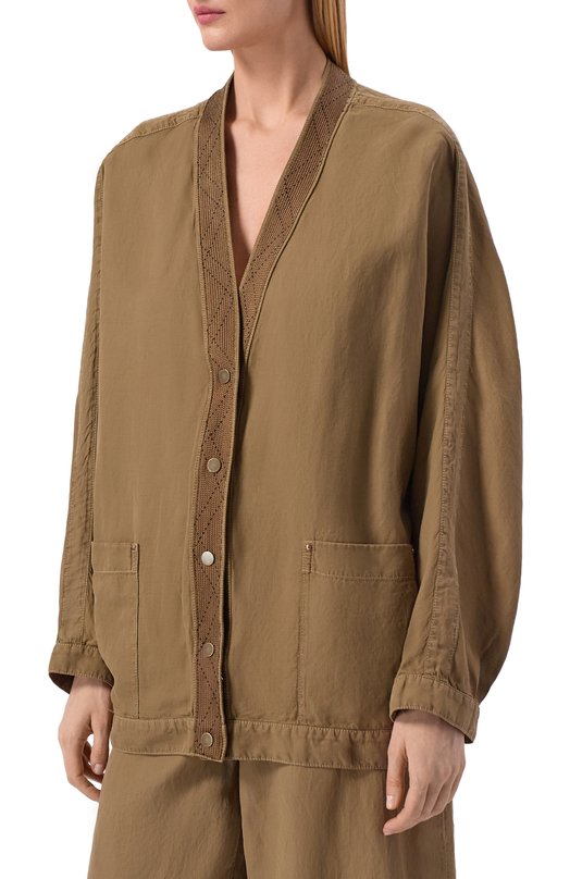 Куртка-рубашка Giorgio Armani GW002597/TE20316 Хаки  GW002597/TE20316 Фото 3