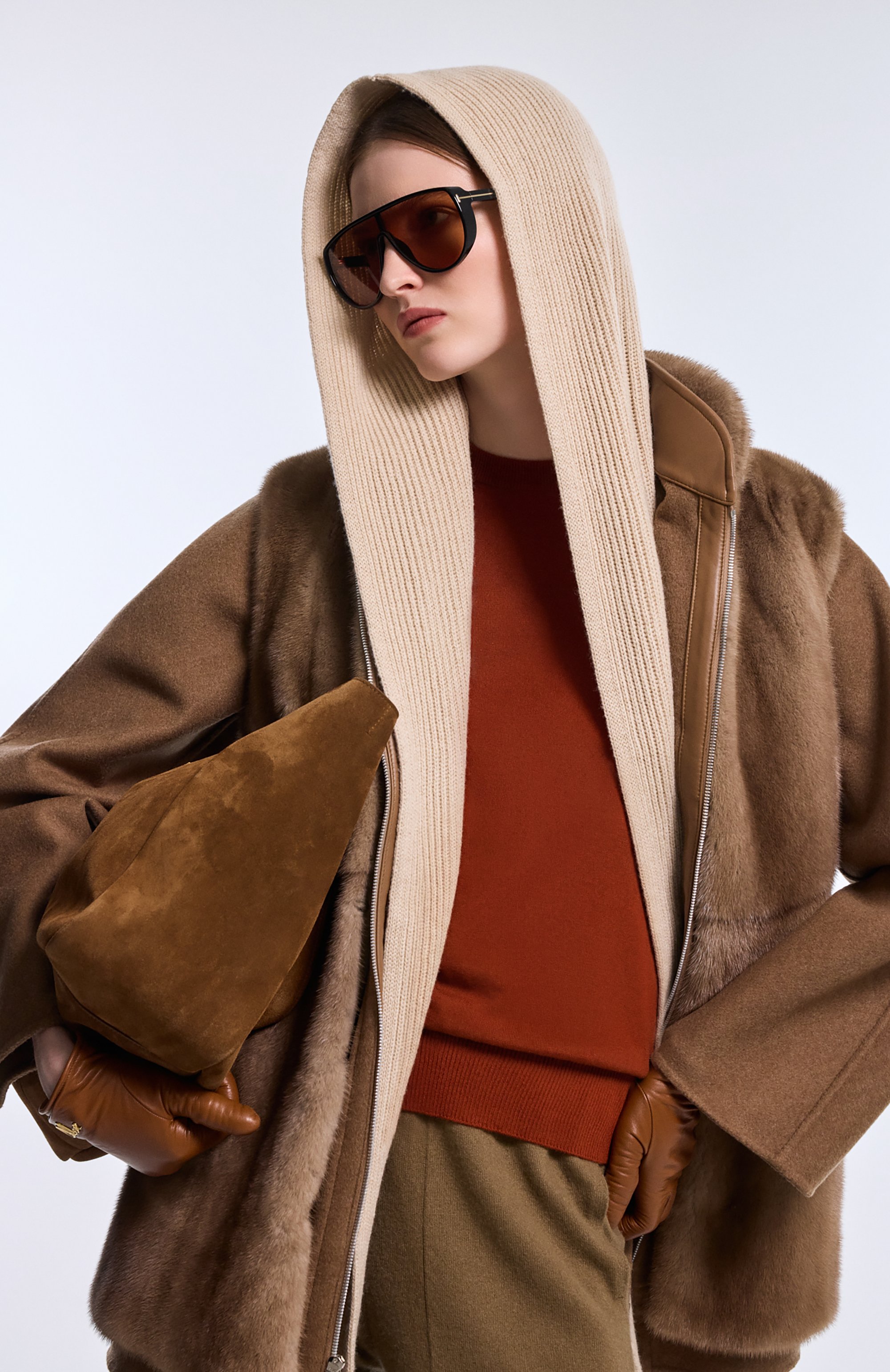 Кашемировый шарф INVERNI, арт. 5613SM, фото 4