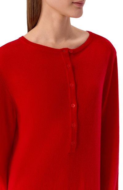 Кашемировое платье PERVERT красного цвета по цене 50000 руб., арт. PE26/DR07/31-41, фото 4 Кашемировое платье PERVERT, арт. PE26/DR07/31-41, фото 4