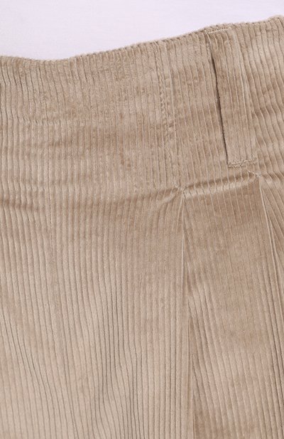 Вельветовые брюки BRUNELLO CUCINELLI бежевого цвета по цене 126000 руб., арт. MA104P7081, фото 5 Вельветовые брюки BRUNELLO CUCINELLI, арт. MA104P7081, фото 5