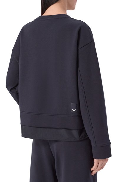 Хлопковый свитшот EMPORIO ARMANI, арт. EW003181/AF10002, фото 4