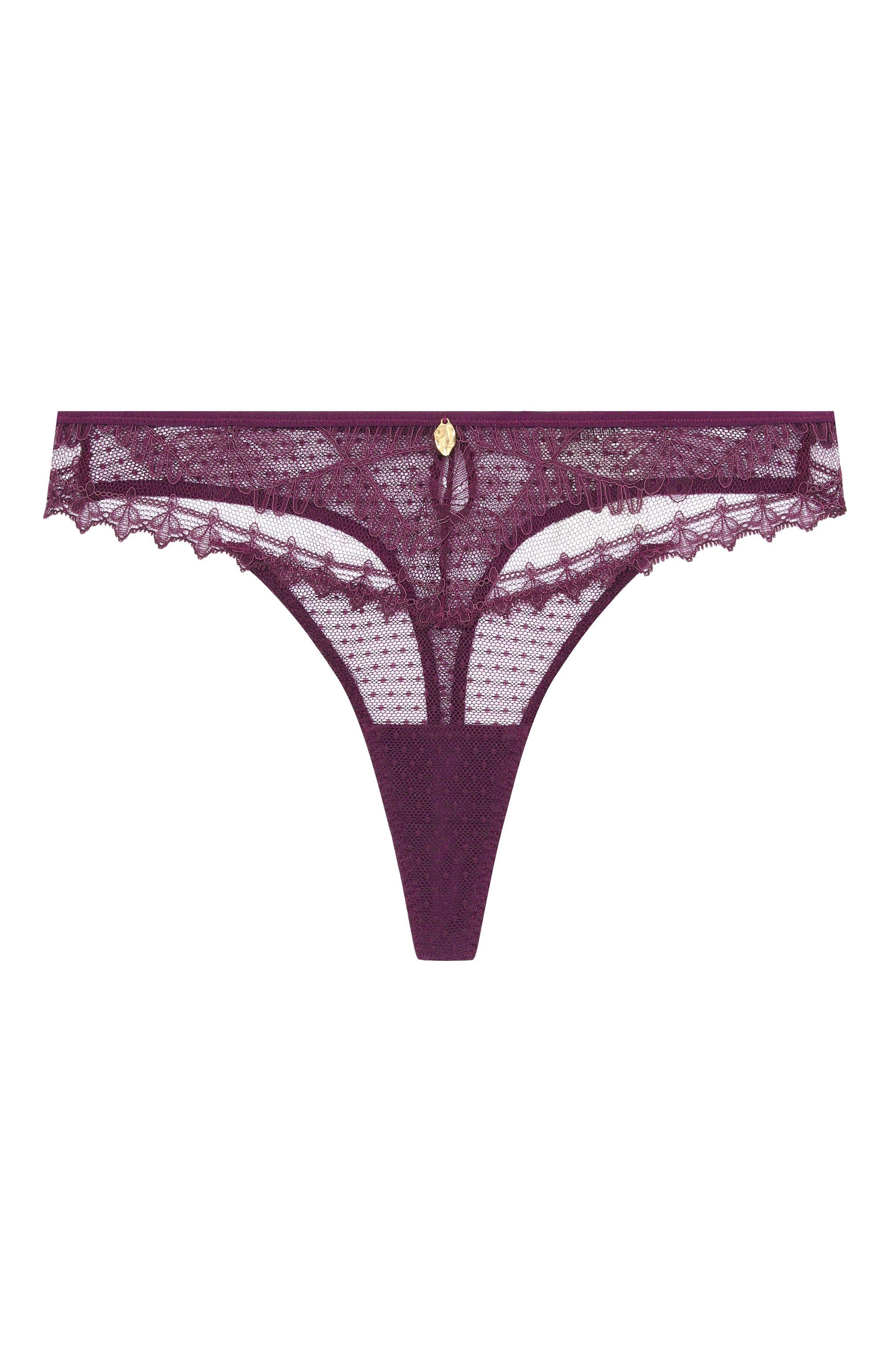 Трусы-стринги AUBADE фиолетового цвета по цене 9700 руб., арт. 6A26, фото 1 Трусы-стринги AUBADE, арт. 6A26, фото 1