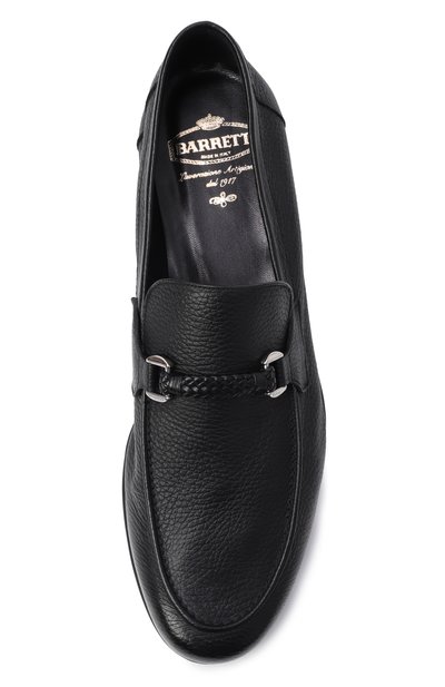 Кожаные лоферы BARRETT черного цвета по цене 86600 руб., арт. B171U067.3/CERV0, фото 5 Кожаные лоферы BARRETT, арт. B171U067.3/CERV0, фото 5