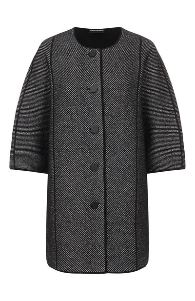 Женское пальто из шерсти и хлопка EMPORIO ARMANI, арт. EW001235/AF18163