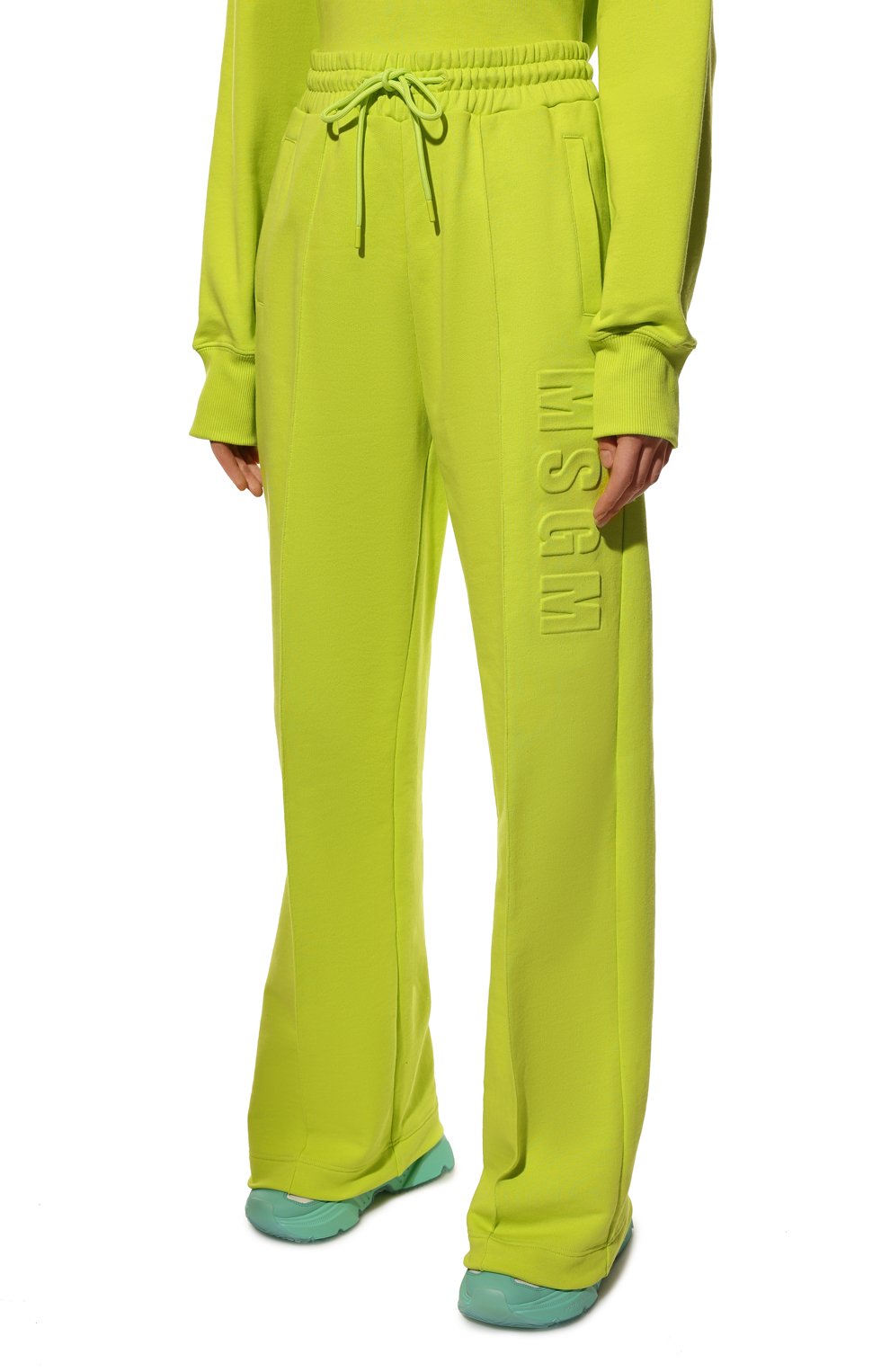 Хлопковые брюки MSGM, арт. 3241MDP66 227299, фото 3