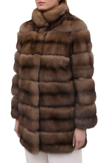 Шуба из меха соболя FURLAND, арт. 0048701910087100000, фото 3