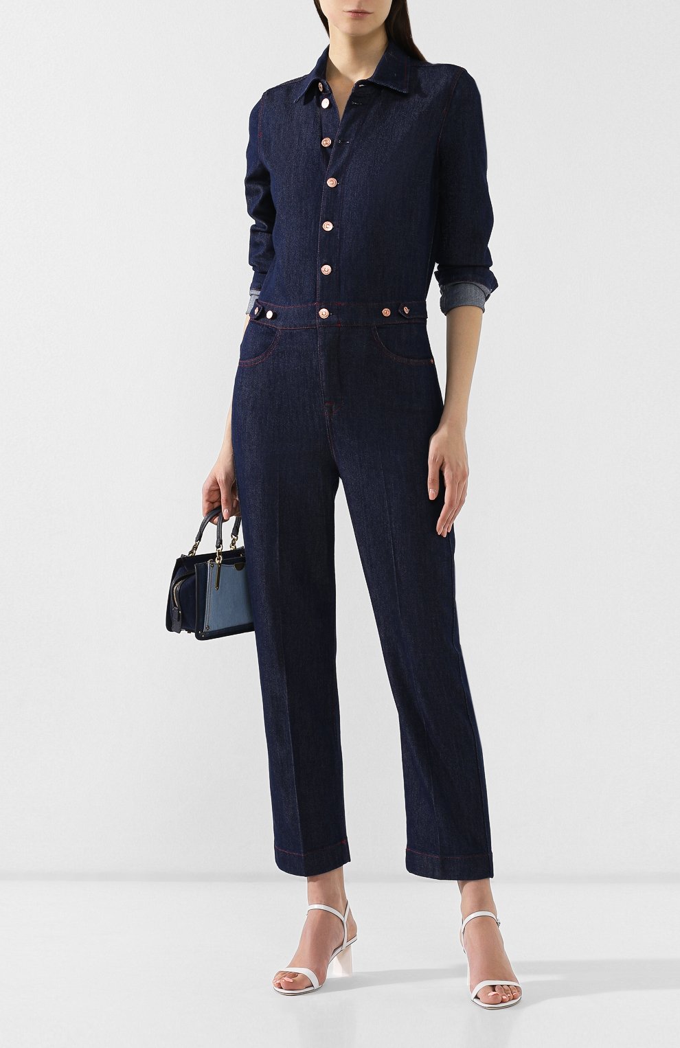 Джинсовый комбинезон 7 FOR ALL MANKIND, арт. JSCRR700ZT, фото 2