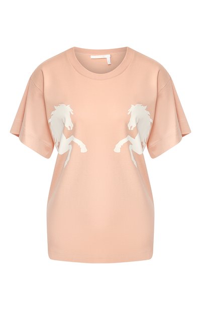 Женская хлопковая футболка CHLOÉ, арт. CHC19SJH21288
