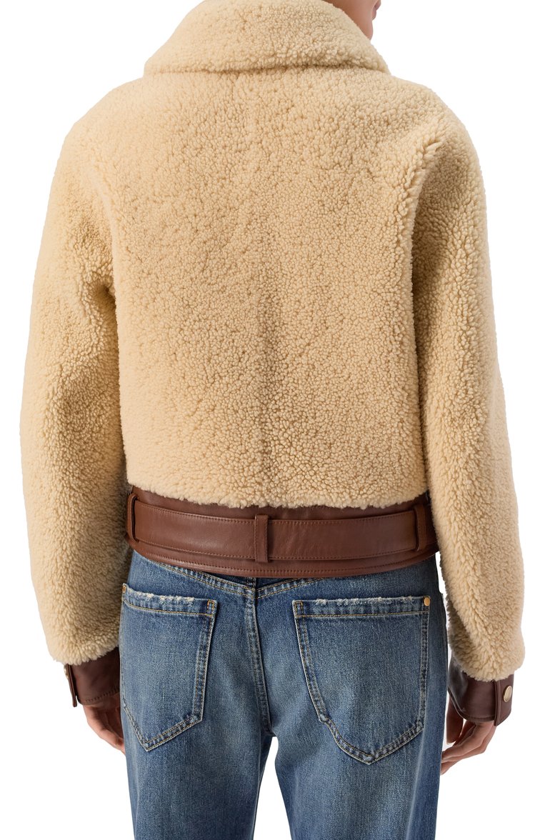 Дубленка из овчины CHLOÉ, арт. CHC23ACV05204 113, фото 4