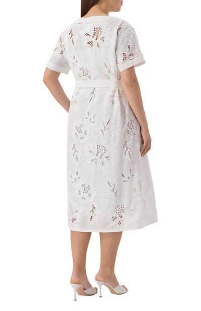 Хлопковое платье MARINA RINALDI VOYAGE, арт. MICAELA, фото 4