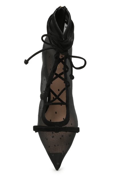 Текстильные ботильоны bootie REDVALENTINO черного цвета по цене 59950 руб., арт. VQ2S0E63/JUY, фото 5 Текстильные ботильоны bootie REDVALENTINO, арт. VQ2S0E63/JUY, фото 5
