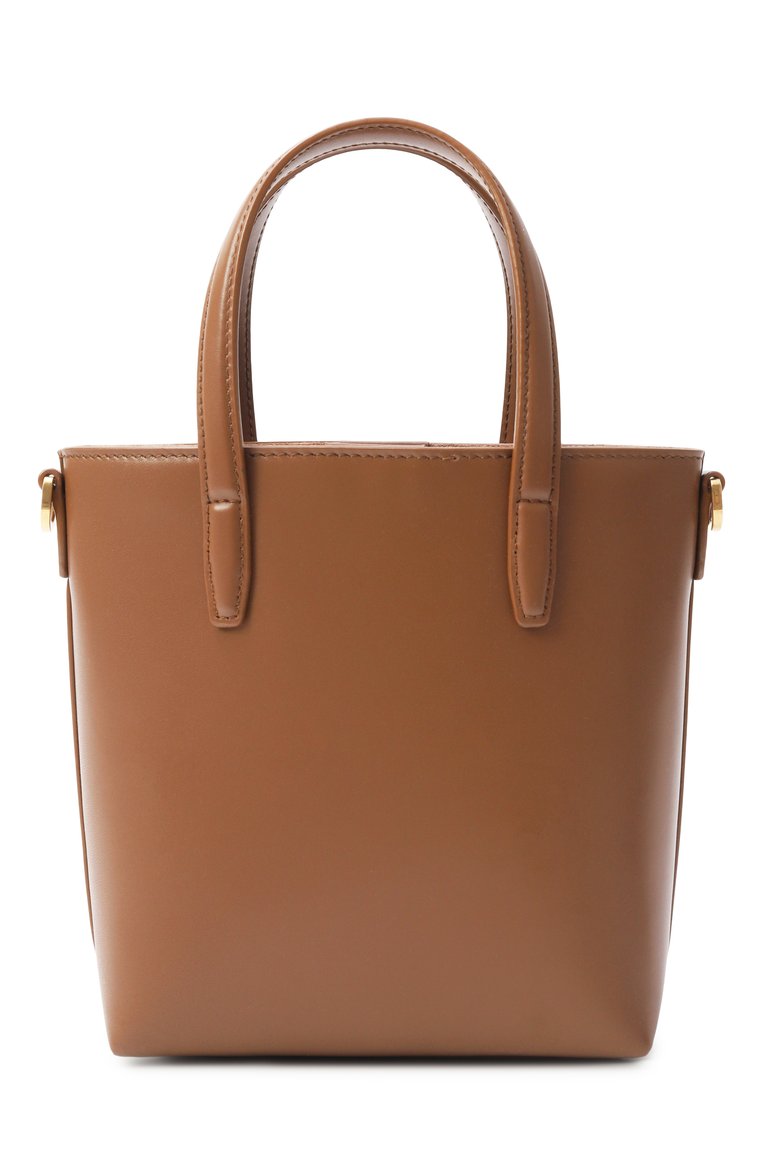 Женская сумка toy mini SAINT LAURENT коричневого цвета, арт. 773995/AADDI | Фото 6 (Ремень/цепочка: На ремешке; Размер: mini; Материал: Натуральная кожа; Автоматизация состава: Проставлено; Автоматизация ТО: Проставлено)
