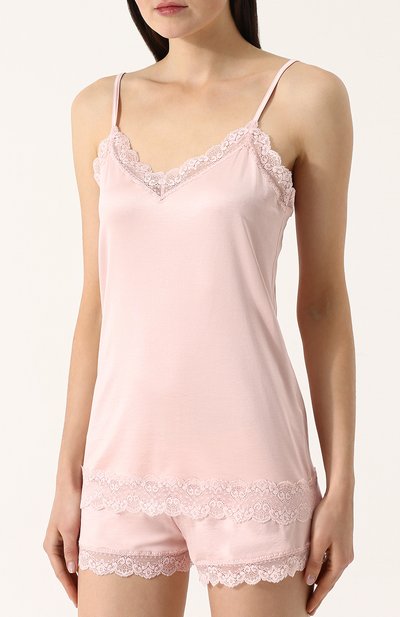 Топ на тонких бретельках с кружевной отделкой MEY, арт. 45224, фото 3