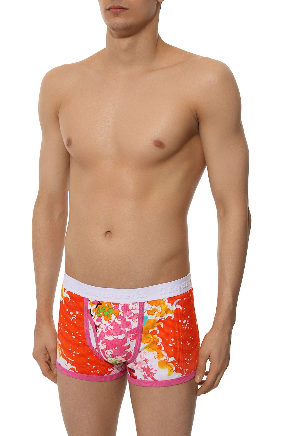 Хлопковые боксеры DSQUARED2 разноцветного цвета по цене 19950 руб., арт. D9LD95210, фото 2 Хлопковые боксеры DSQUARED2, арт. D9LD95210, фото 2