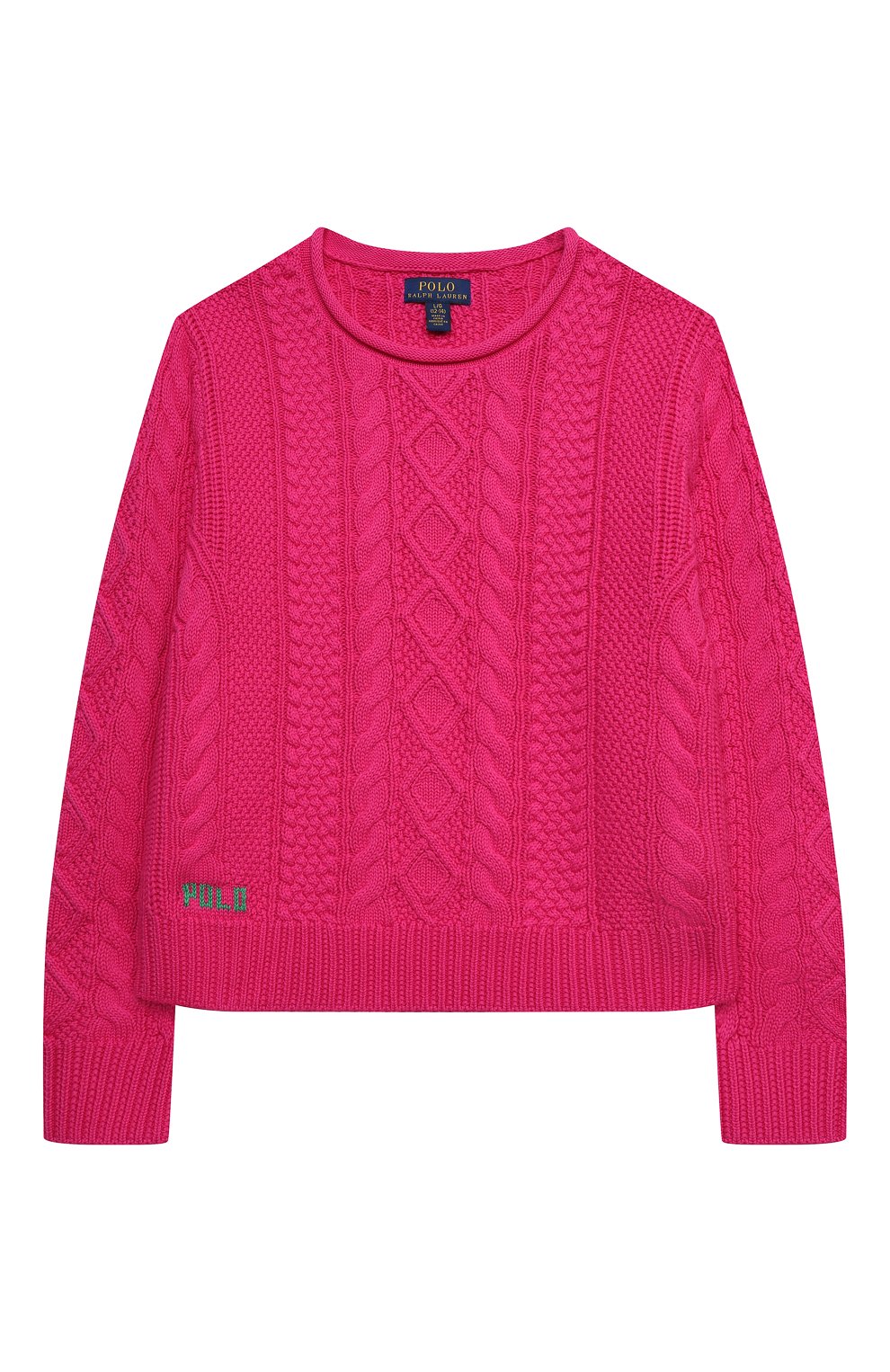 Хлопковый пуловер POLO RALPH LAUREN фуксия цвета по цене 13750 руб., арт. 313834968, фото 1 Хлопковый пуловер POLO RALPH LAUREN, арт. 313834968, фото 1