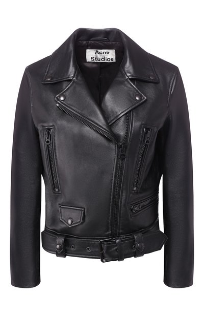 Женская кожаная куртка ACNE STUDIOS, арт. 1AZ166