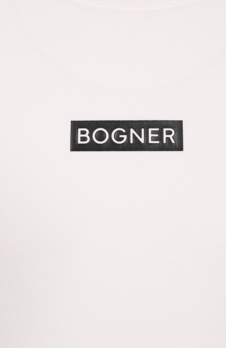 Мужская хлопковая футболка BOGNER белого цвета, арт. 58446604 | Фото 5 (Рукава: Короткие; Длина (для топов): Стандартные; Материал внешний: Хлопок; Стили: Кэжуэл; Принт: Без принта; Кросс-КТ: Джерси; Мужское Кросс-КТ: Футболка-одежда)