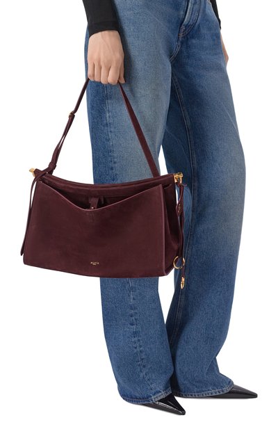 Сумка le click pocket 35 ALAIA темно-бордового цвета по цене 446500 руб., арт. AA1L2038CA214, фото 2 Сумка le click pocket 35 ALAIA, арт. AA1L2038CA214, фото 2