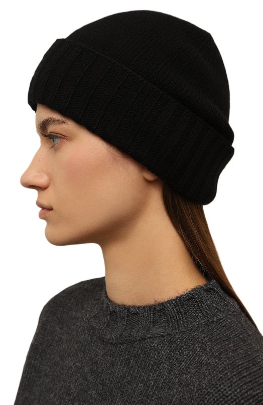 Кашемировая шапка Dolce & Gabbana FXQ06Z/JAWZ9 Чёрный  FXQ06Z/JAWZ9 Фото 2
