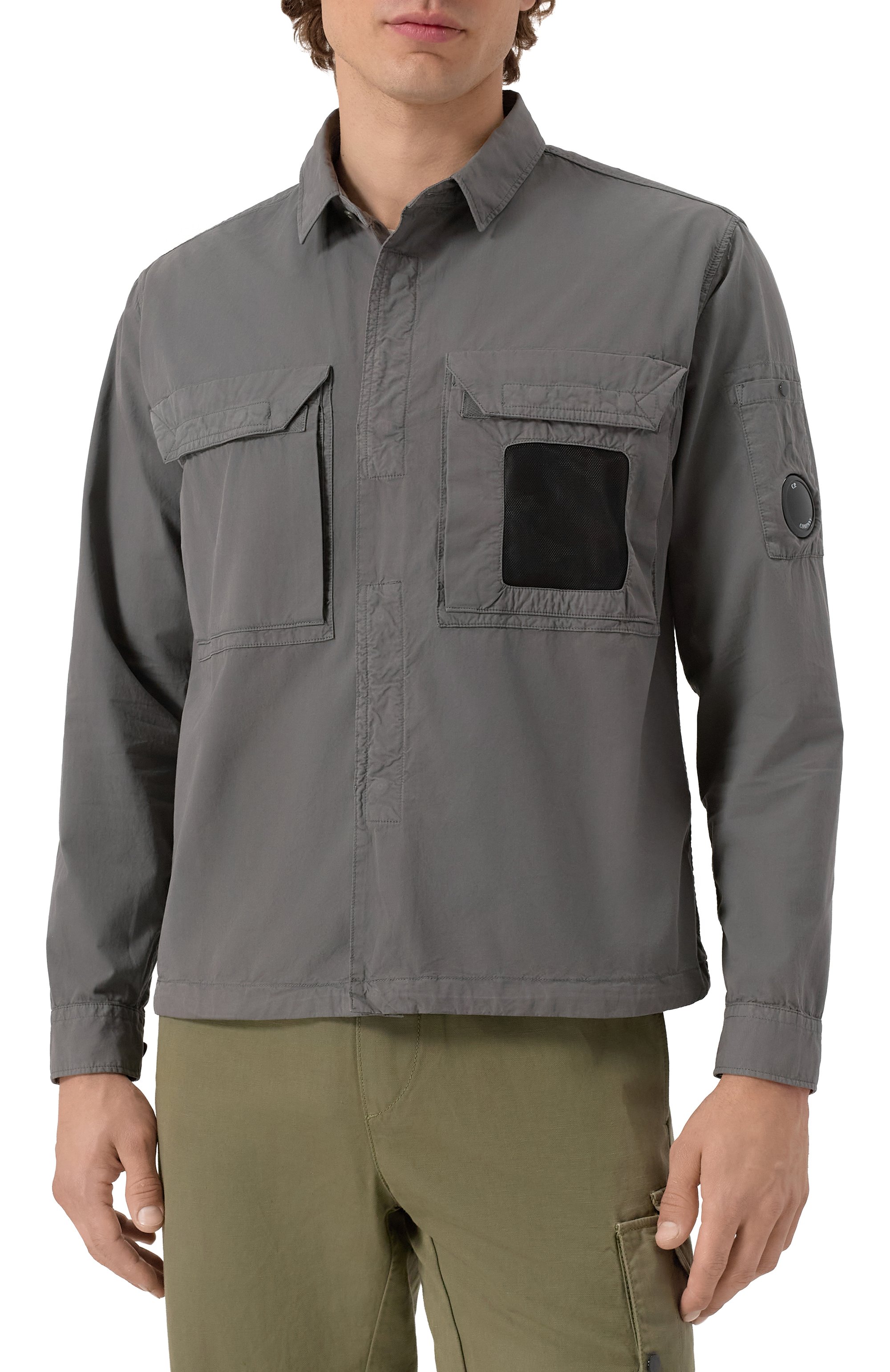 Хлопковая рубашка C.P. COMPANY, арт. 18CM0S142A110143G, фото 3