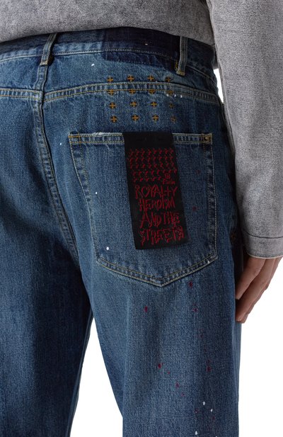 Джинсы KSUBI синего цвета по цене 54250 руб., арт. MEX24DJ039, фото 5 Джинсы KSUBI, арт. MEX24DJ039, фото 5
