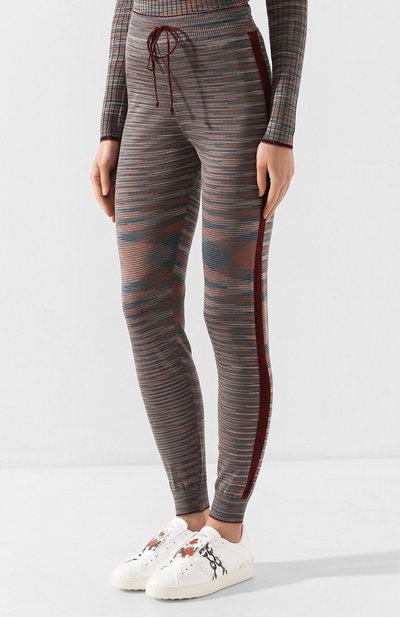 Джоггеры из смеси вискозы и шерсти M MISSONI, арт. 2DI00072/2K001Q, фото 3