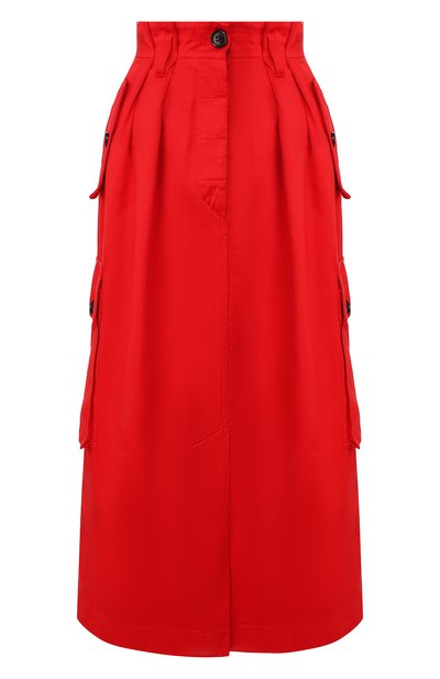 Женская юбка из смеси хлопка и шерсти DRIES VAN NOTEN, арт. 201-30820-9353