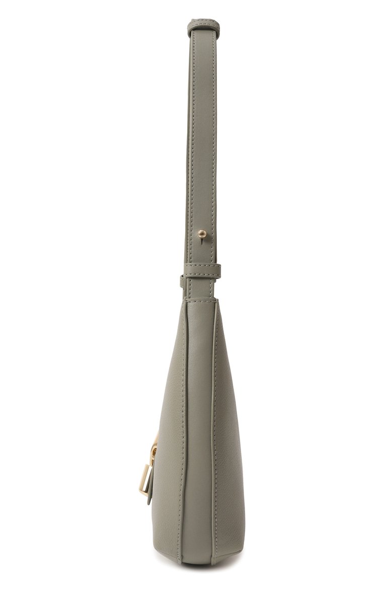 Женская сумка furla goccia small FURLA хаки цвета, арт. WB01500/BX3353 | Фото 4 (Материал: Натуральная кожа; Ремень/цепочка: На ремешке; Размер: small; Материал сплава: Проставлено; Драгоценные камни: Проставлено)