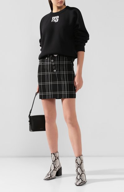 Хлопковый свитшот ALEXANDERWANG.T черного цвета по цене 24950 руб., арт. 4CC2191091, фото 2 Хлопковый свитшот ALEXANDERWANG.T, арт. 4CC2191091, фото 2
