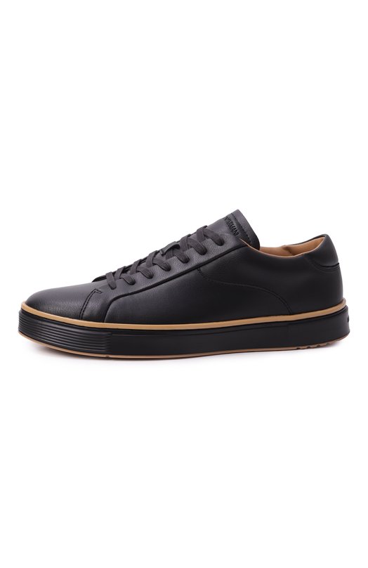 Кожаные кеды Emporio Armani EM003081/AF18228 Чёрный  EM003081/AF18228 Фото 4