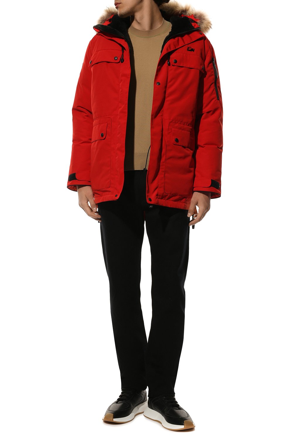 Пуховая парка polus с меховой отделкой ARCTIC EXPLORER, арт. POLUS_RED, фото 2