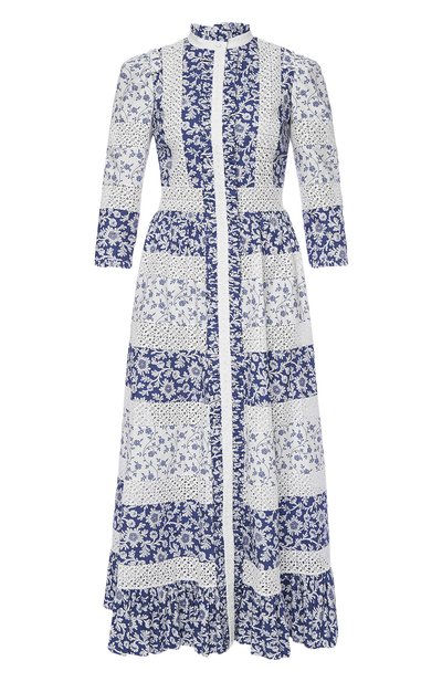 Женское хлопковое платье ALEXANDER MCQUEEN, арт. 558739/QMC08