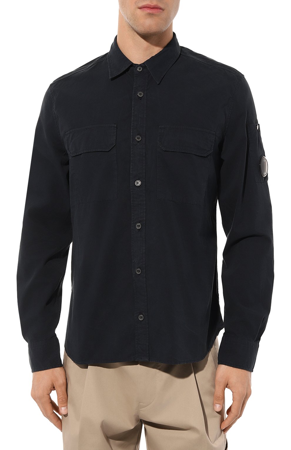 Хлопковая рубашка C.P. COMPANY, арт. 15CMSH157A002824G, фото 3