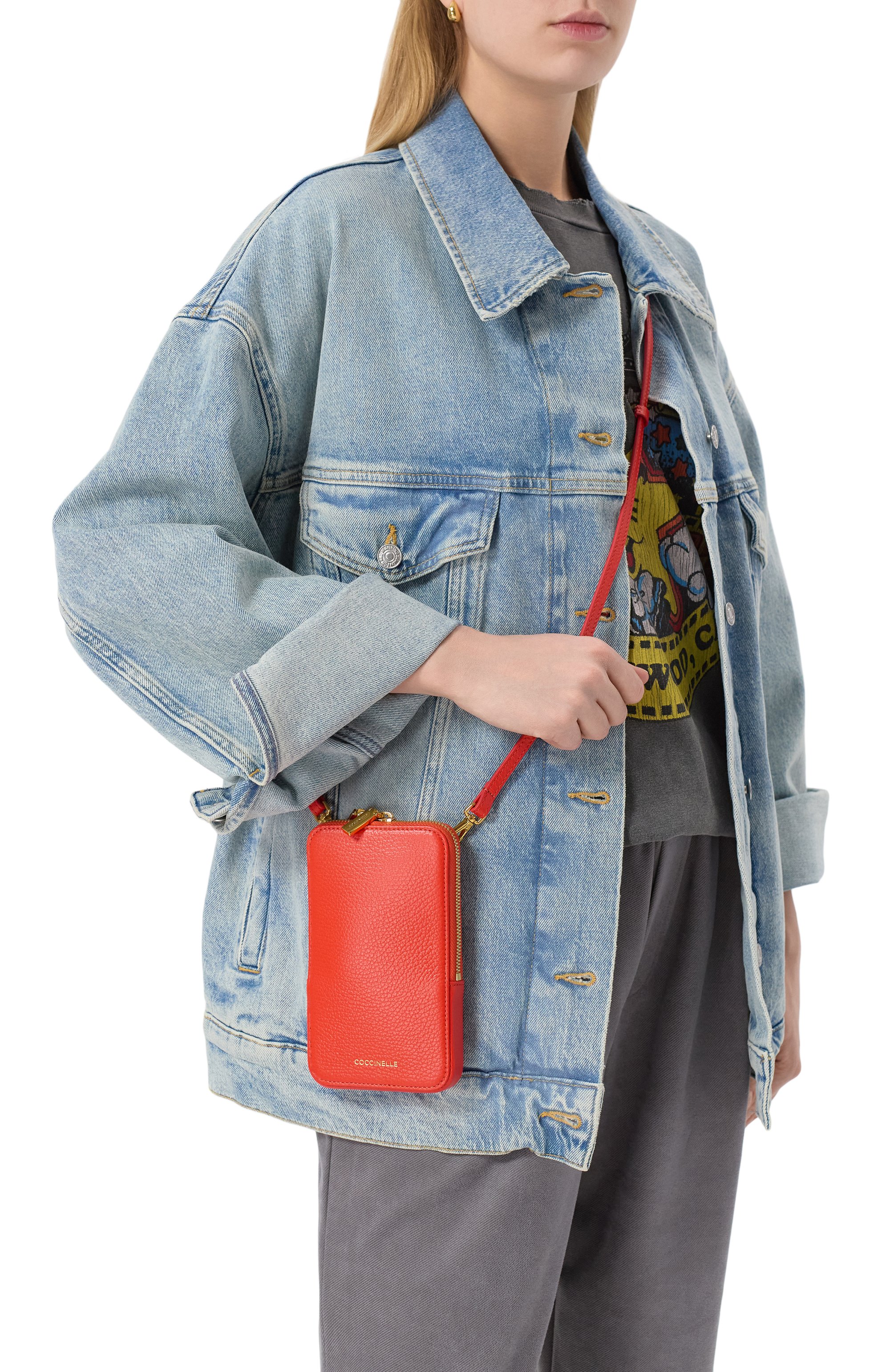 Кожаный чехол flor для телефона COCCINELLE, арт. E5MI5270101, фото 2