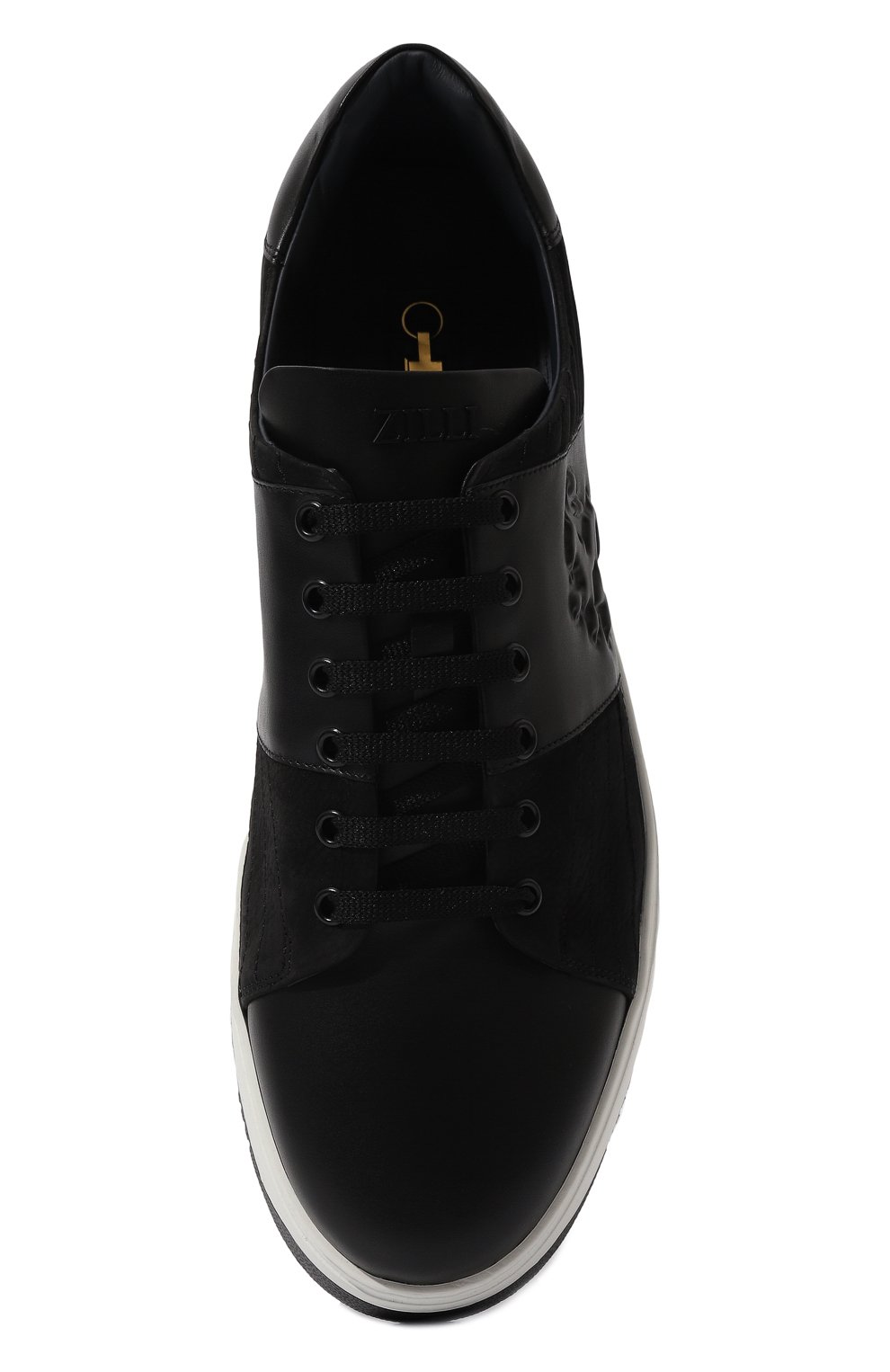 Кожаные кеды ZILLI, арт. H0001AM1013VSHB01, фото 6